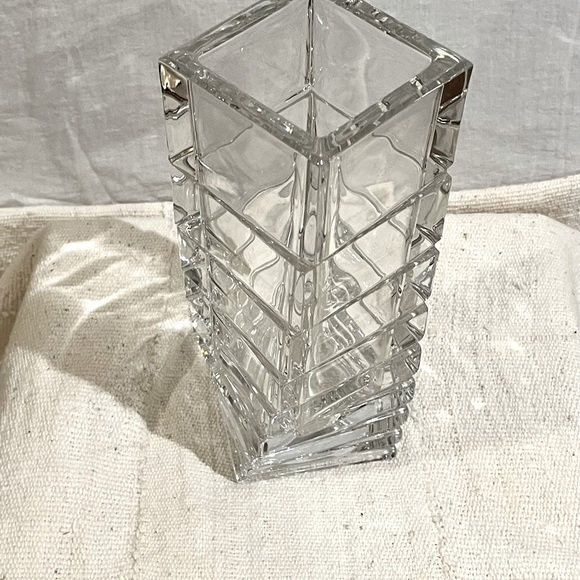 Vintage Rosenthal Studio Linie Mid Century Twisted Tower Crystal Vase - Picture 3 of 11